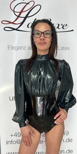 Latex Damen Body Puffärmel